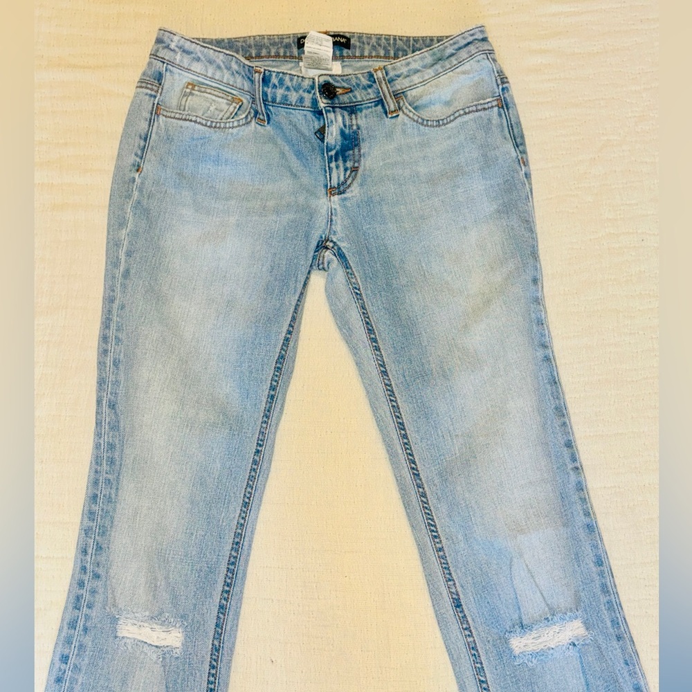 DOLCE & GABBANA D & G LIGHT BLUE DENIM JEANS SIZE 40 , 2/4